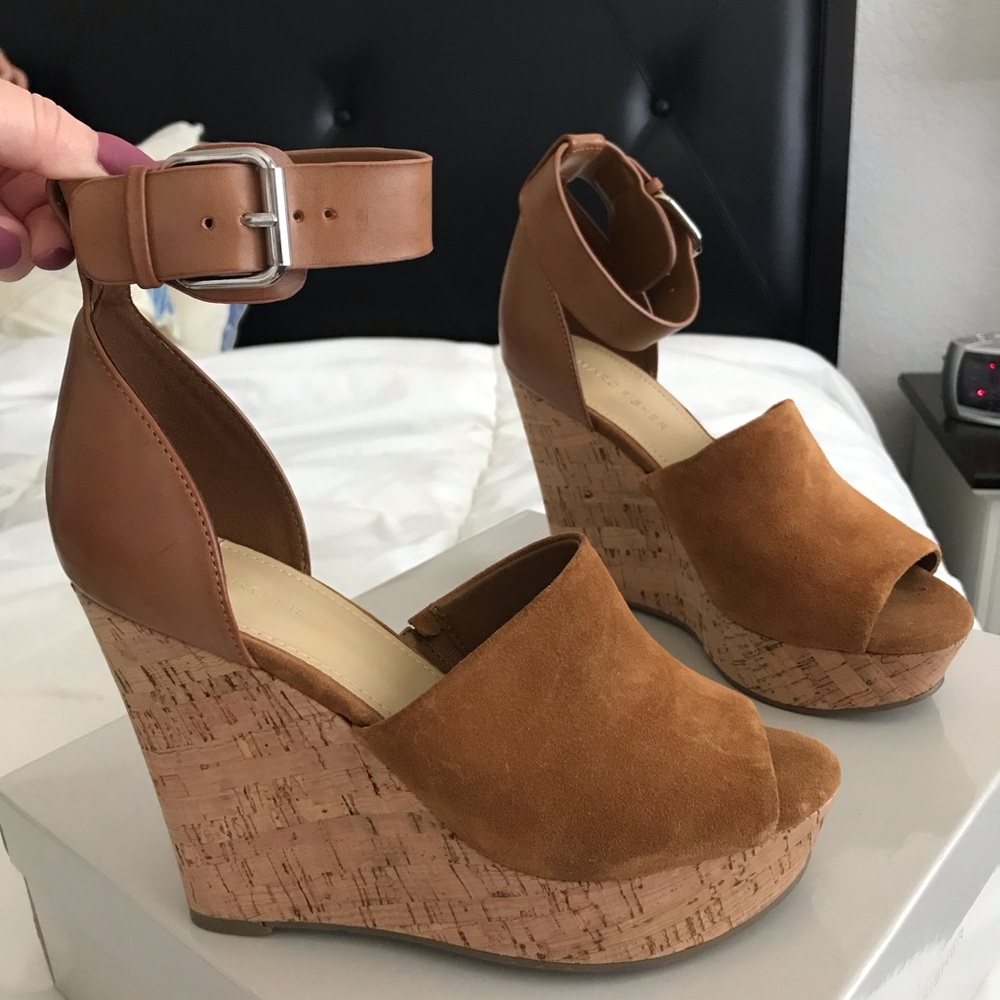Marc Fisher wedges sandals brand new with box